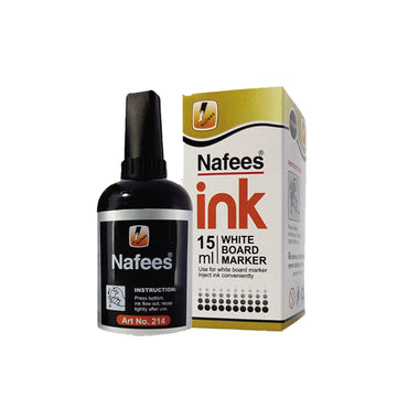 Nafees White Board Marker Ink 15ml - Blue thestationers